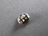 ESTATE .65CT DIAMOND 14KT WHITE GOLD CLASSIC SOLITAIRE HALO FLOWER STUD EARRINGS