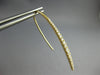 LONG .58CT DIAMOND 18KT YELLOW GOLD ROUND JOURNEY FUN LEVERBACK HANGING EARRINGS