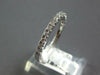.24CT DIAMOND 14KT WHITE GOLD CLASSIC 2MM 4 PRONG SEMI ETERNITY ANNIVERSARY RING