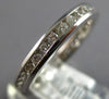 .80CT DIAMOND 14K WHITE GOLD ROUND CHANNEL 3mm ETERNITY WEDDING ANNIVERSARY RING