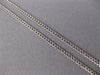 ANTIQUE LONG 14KT WHITE GOLD CLASSIC 2MM LINK CHAIN #27340