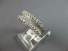 WIDE 1.41CT DIAMOND 18KT WHITE GOLD ROUND & PRINCESS MULTI ROW ANNIVERSARY RING