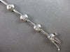 .90CT DIAMOND 14K WHITE GOLD ROUND ETOILE BEZEL BY THE YARD LOVE TENNIS BRACELET