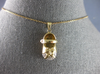 ESTATE .12CT DIAMOND 14KT 2 TONE GOLD 3D FLORAL BABY GIRL SHOE FLOATING PENDANT