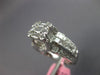 1.37CT DIAMOND 18KT WHITE GOLD ROUND BAGUETTE & PRINCESS CLUSTER ENGAGEMENT RING