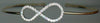 .50CT DIAMOND 18KT ROSE GOLD 3D CLASSIC INFINITY FLEXIBLE LOVE BANGLE BRACELET