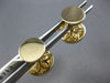 ESTATE LARGE 1.93CT DIAMOND 14KT YELLOW GOLD CLASSIC CLUSTER CIRCULAR CUFFLINKS