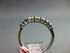 76CT DIAMOND & AAA SAPPHIRE 14KT WHITE GOLD ROUND JOURNEY CRISS CROSS LOVE RING