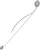 ESTATE .44CT DIAMOND 18KT WHITE GOLD 3D ROUND & MARQUISE DOUBLE LEAF BROOCH PIN