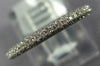 ESTATE .46CT DIAMOND 18KT WHITE GOLD MULTI ROW 2mm 3/4 ETERNITY ANNIVERSARY RING