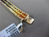 WIDE & LONG 20.60CT DIAMOND & SAPPHIRES 14KT YELLOW GOLD RAINBOW TENNIS BRACELET