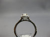 1.20CT WHITE & LIGHT CHOCOLATE FANCY DIAMOND 14KT WHITE GOLD 3D ENGAGEMENT RING