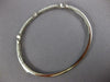 ESTATE 1.93CT DIAMOND 18KT WHITE GOLD 3D X LOVE SEMI ETERNITY BANGLE BRACELET