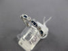 .53CT DIAMOND & AAA SAPPHIRE 18K WHITE GOLD ROUND & MARQUISE SHAPE SIZEABLE RING