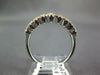 ESTATE 2.18CT WHITE & FANCY YELLOW DIAMOND 18K 2 TONE GOLD OVAL ANNIVERSARY RING