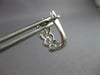 ESTATE .69CT DIAMOND 14KT WHITE GOLD ROUND MULTI LEAF FILIGREE HANGING EARRINGS