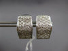 ESTATE LARGE 1.56CT DIAMOND 18KT WHITE GOLD MULTI ROW CLIP ON HANGING EARRINGS