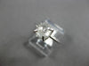 1.55CT SALT & PEPPER DIAMOND 18K WHITE GOLD 3D SOLITAIRE CUSHION ENGAGEMENT RING