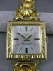 ANTIQUE WIDE 21K & 14K YELLOW GOLD JULES JERGENSON SWISS WATCH 18MM 7.75" #20176