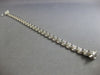 ESTATE 14KT WHITE GOLD 3D CLASSIC MATTE & SHINY FUN LOVE BRACELET