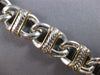 LARGE & LONG 18K YELLOW GOLD & 925 SILVER DAVID YURMAN LINK LOVE BRACELET #28138