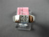 ESTATE .31CT DIAMOND 18KT WHITE GOLD 4 STONE PRINCESS INVISIBLE SQUARE MENS RING
