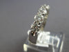 ESTATE LARGE 1.50CT DIAMOND 14K WHITE GOLD SHARED PRONG WEDDING ANNIVERSARY RING
