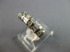 ESTATE .85CT DIAMOND 14K WHITE GOLD 3D CLASSIC ROUND & BAGUETTE ANNIVERSARY RING