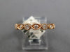.58CT DIAMOND 14KT ROSE GOLD 3D ROUND & MARQUISE SHAPE ETERNITY ANNIVERSARY RING