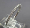 .33CT DIAMOND 18KT WHITE GOLD CLASSIC ROUND SEMI ETERNITY 1.5MM ANNIVERSARY RING