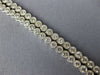 ESTATE LARGE 15.25CT DIAMOND PLATINUM ROUND & BAGUETTE 2 ROW COCKTAIL NECKLACE