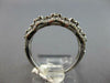 .85CT DIAMOND 14KT WHITE GOLD 3D 3 ROW LOVE KNOT SEMI ETERNITY ANNIVERSARY RING