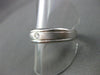 ESTATE .10CT DIAMOND 14K WHITE GOLD SOLITAIRE MENS WEDDING ENGAGEMENT RING #1283