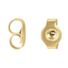 ESTATE .40CT DIAMOND 14KT YELLOW GOLD 3D CLASSIC ROUND SOLITAIRE STUD EARRINGS