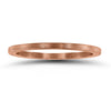 ESTATE CLASSIC SOLID 14KT ROSE GOLD 3D MATTE FINISH WEDDING ANNIVERSARY RING