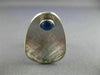 LARGE 2.20CT AAA STAR SAPPHIRE 14KT WHITE GOLD HANDCRAFTED CUFF LINK PIN SET