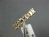 1.39CT DIAMOND 18KT YELLOW GOLD BAGUETTE 9 STONE SHARED PRONG ANNIVERSARY RING