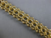 ANTIQUE LARGE AND LONG 14KT YELLOW GOLD 3D HANDCRAFTED CHARM BRACELET