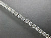 ESTATE 3.26CT DIAMOND 14KT WHITE GOLD 3D CLASSIC ROUND TENNIS BRACELET