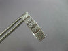 .95CT DIAMOND 14KT WHITE GOLD 3D ROUND 2 ROW OVAL HUGGIE HOOP HANGING EARRINGS
