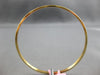 .67CT INTENSE FANCY YELLOW DIAMOND 18KT YELLOW GOLD 2MM ETERNITY BANGLE BRACELET