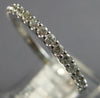 .78CT DIAMOND 14KT WHITE GOLD SHARED PRONG 2mm ETERNITY WEDDING ANNIVERSARY RING