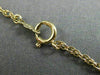 ANTIQUE 14KT YELLOW GOLD 3D HANDCRAFTED CLASSIC ROPE CHAIN NECKLACE #26339
