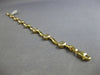 CLASSIC 14KT WHITE & YELLOW GOLD 3D MULTI CIRCULAR DIAMOND CUT WAVE FUN BRACELET