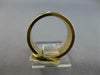 ESTATE WIDE 14K 2 TONE GOLD HANDCRAFTED MATTE AND SHINY WEDDING ANNIVERSARY RING