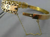 ANTIQUE WIDE .60CT DIAMOND & AAA SOUTH SEA PEARL 14KT ROSE GOLD BANGLE BRACELET