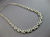3.50CT DIAMOND 18KT WHITE GOLD 3D CLASSIC INFINITY ETERNITY LOVE TENNIS NECKLACE