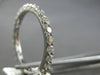 1CT DIAMOND 14KT WHITE GOLD 3D ROUND SHARED PRONG 2MM ETERNITY ANNIVERSARY RING