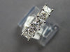 1.50CT DIAMOND 14K WHITE GOLD 3D SHARED PRONG INVISIBLE WEDDING ANNIVERSARY RING