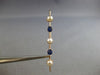 ANTIQUE .50CT AAA SAPPHIRE & SOUTH SEA PEARL 14KT ROSE GOLD BROOCH/PENDANT 28106